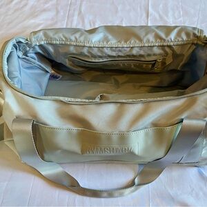 Gymshark Cream and White Bag